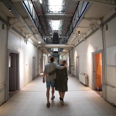 Bijzonder overnachten in de gevangenis in Fængslet in Horsens, Denemarken